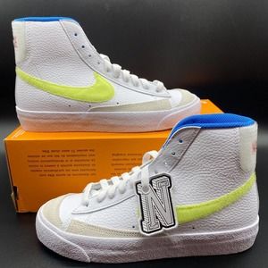 Nike Blazer Mid 77 GS Sneaker Shoes DQ1042 100 White Size 5.5/Women 7